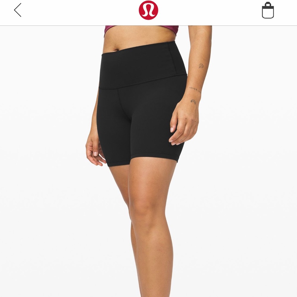 Lululemon align high rise shorts 6”
